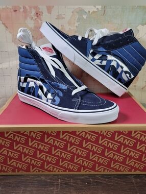 BRAND NEW VANS Sk8 Hi 'Statement Parisian Night' Men's Sz 9.5